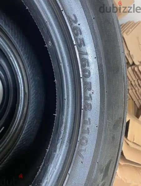 original rim 17" & tires 265/60/18 8