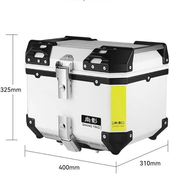 aluminum motorcycles top box (universal) 2