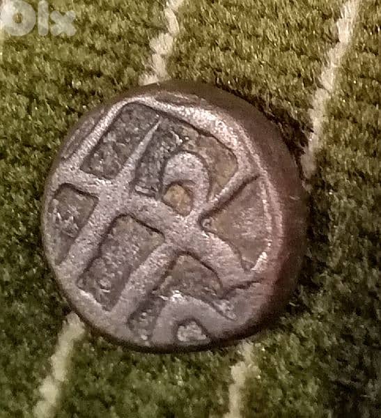 1727 Muhammad Shah Mughal Emperor copper 16.8g rare coin. 1