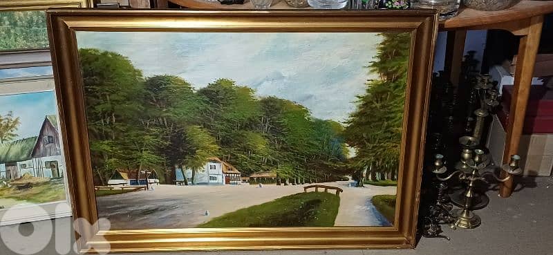 لوحة رسم زيتي 1