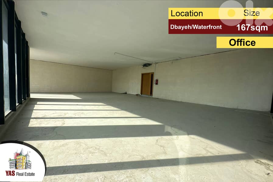 Dbayeh/Waterfront 167m2 | Office | Mountain View | MJ 0