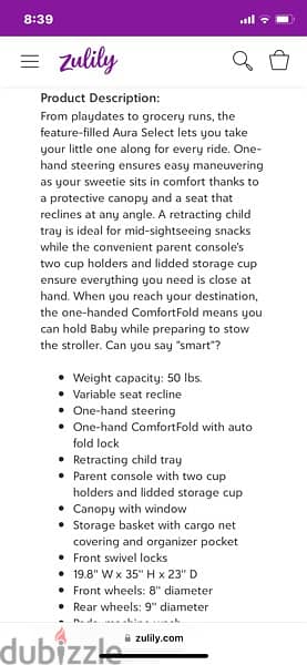 stroller poussette كراجة اطفال 9