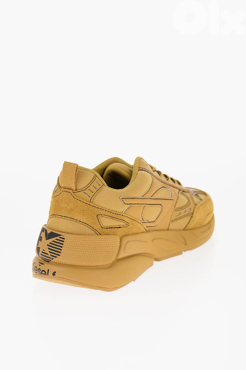 DIESEL - SNEAKERS WITH SUEDE AND WRITTEN DETAILS 2