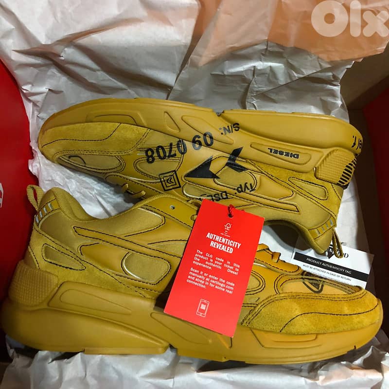 DIESEL - SNEAKERS WITH SUEDE AND WRITTEN DETAILS 5