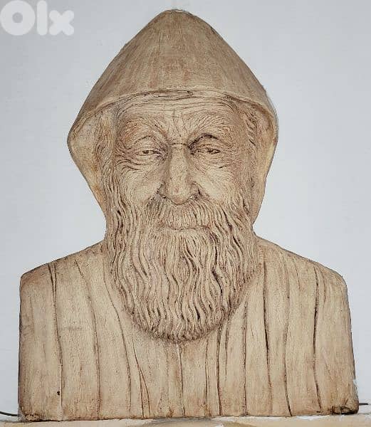 Relief for saint charbel resin fiber 65 x 45 cm . 0