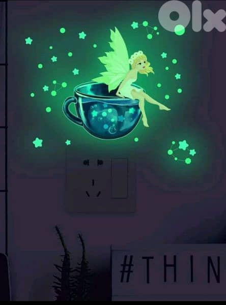 very cute luminous wall and home stickers 0