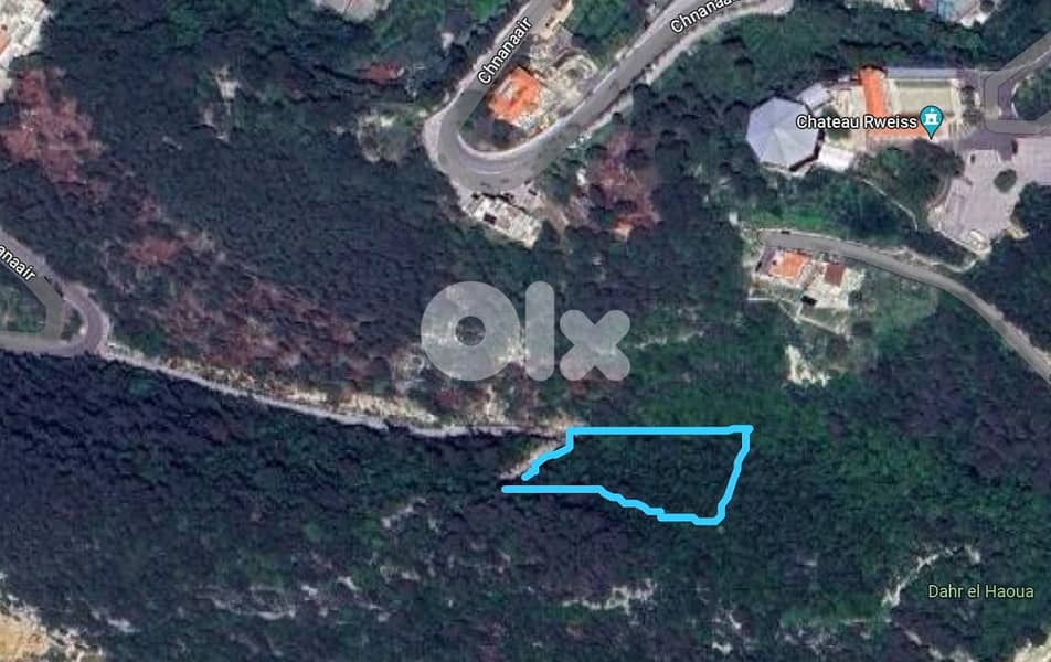 6600m2 land+open mountain/sea view for sale in Chnaniir -شننعير 1