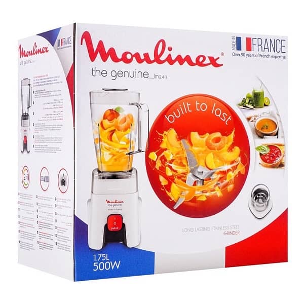 Moulinex Blender & Grinder with 2 Mills 1.75L 500W 5