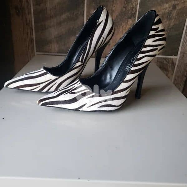 aldo shoes size 39 calf hair worn once 4