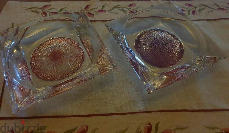 Decorative Crystal Ashtray 0