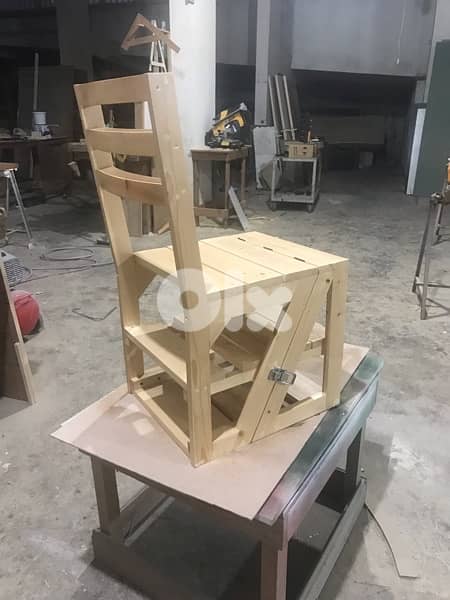 convertible wooden chair 3