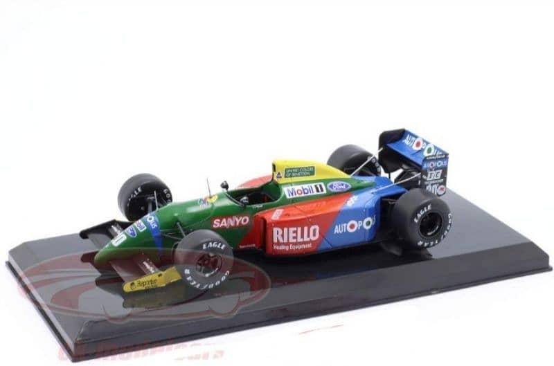 Nelson Piquet Benetton B190 1990 F1 diecast car model 1:24. 1