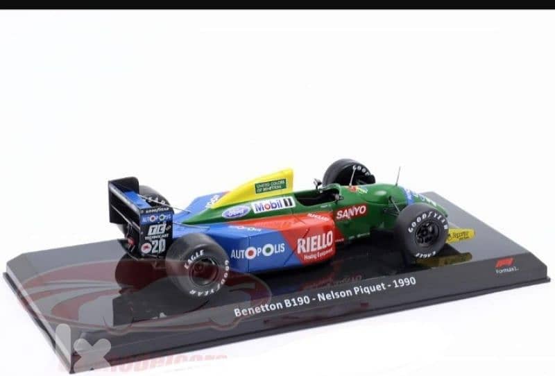 Nelson Piquet Benetton B190 1990 F1 diecast car model 1:24. 4