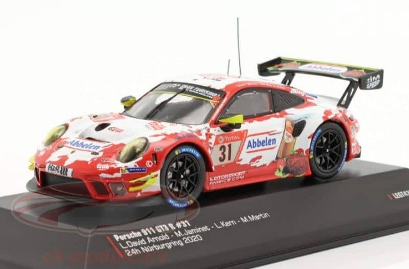 Porsche GT3 R 2020 diecast car model 1;43. 1