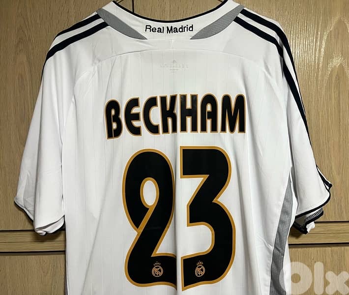 real madrid 04’ history beckham fifa award best club century award kit 2