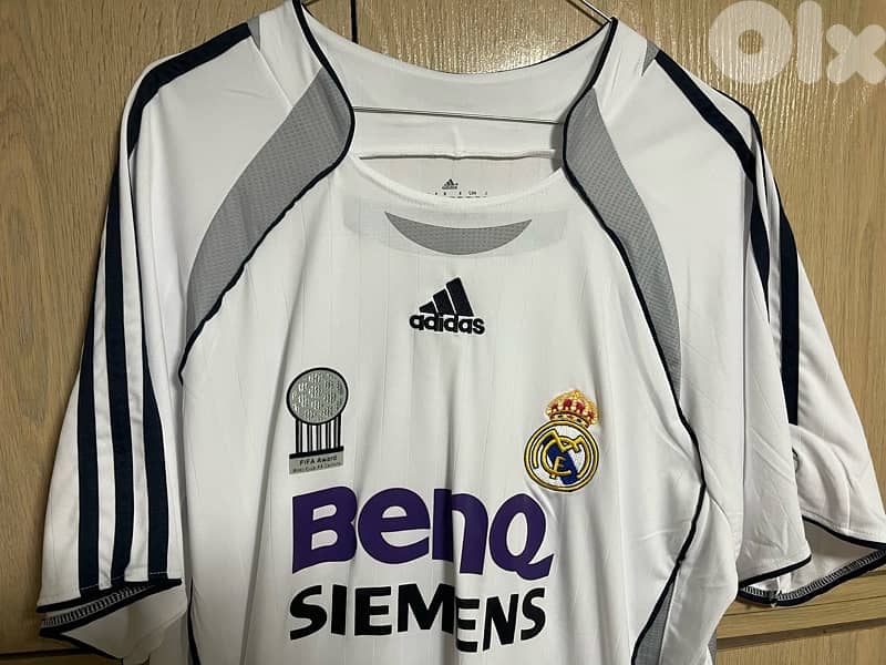 real madrid 04’ history beckham fifa award best club century award kit 3