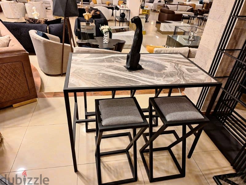 Bar table with chairs 0