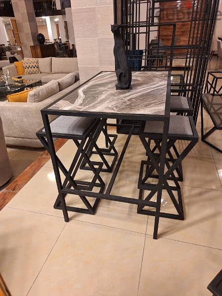 Bar table with chairs 1