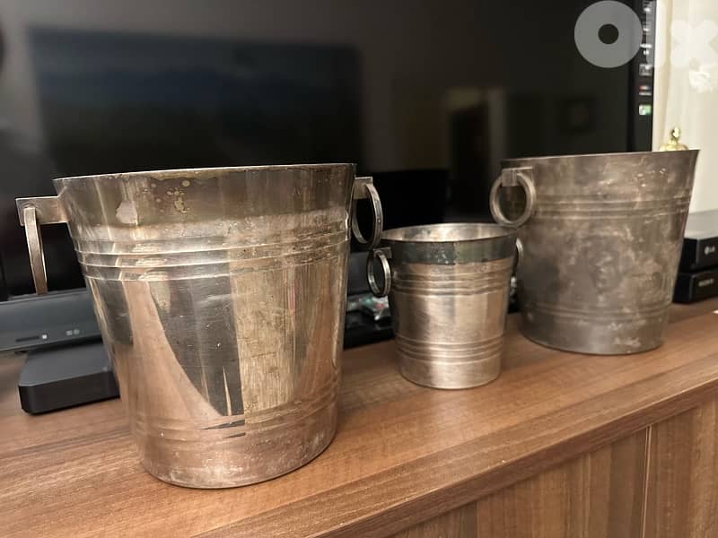 Silver Champagne Bucket 2