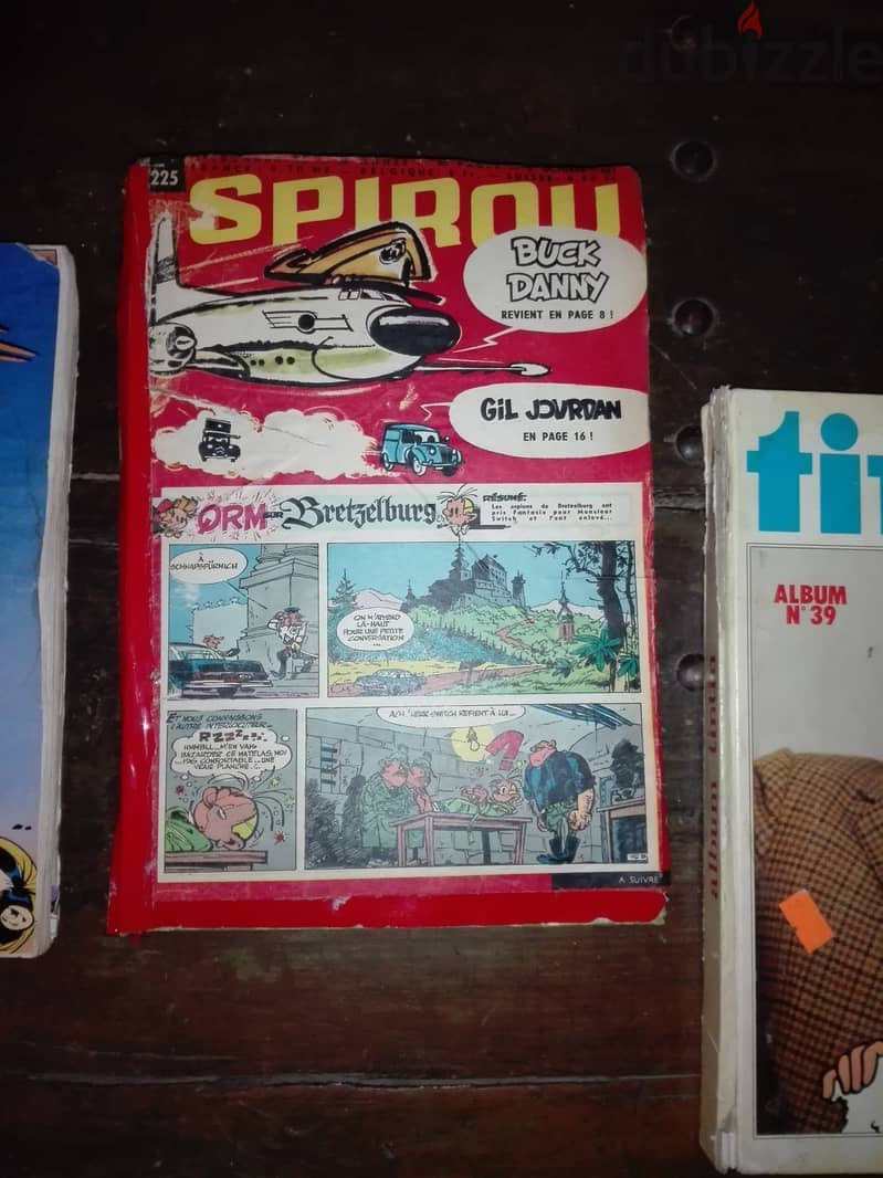 books spirou & tintin & asterix 0