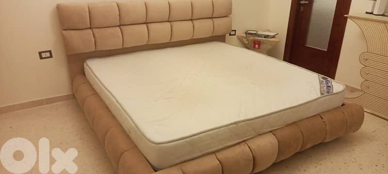 تخت مجوز منجد Double Bed 3