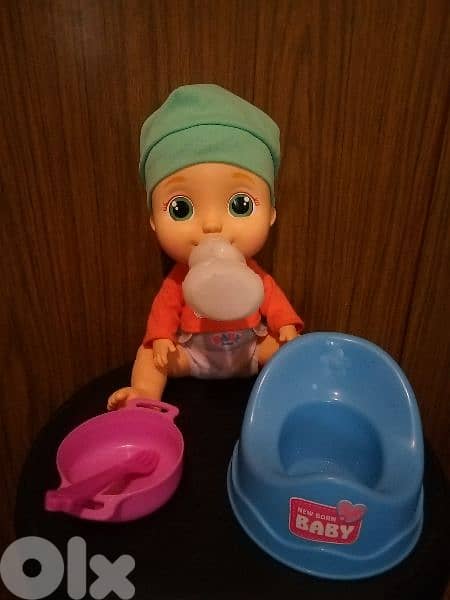 IMC BABY BOY NICK PEQUES PiPi Emotions Voices Toy Drinks+Potty+bottle. 8
