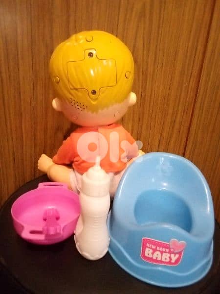 IMC BABY BOY NICK PEQUES PiPi Emotions Voices Toy Drinks+Potty+bottle. 7