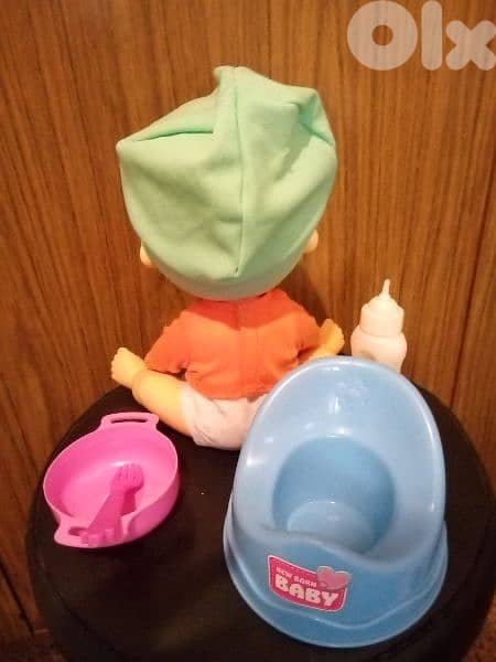 IMC BABY BOY NICK PEQUES PiPi Emotions Voices Toy Drinks+Potty+bottle. 4