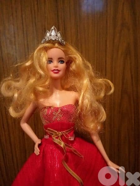 HOLIDAY Barbie Mattel 2018 dressed as new doll Curly hair muse body=26 1