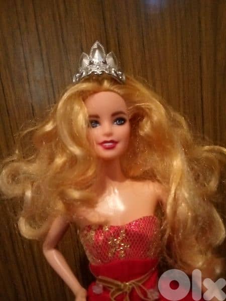HOLIDAY Barbie Mattel 2018 dressed as new doll Curly hair muse body=26 3
