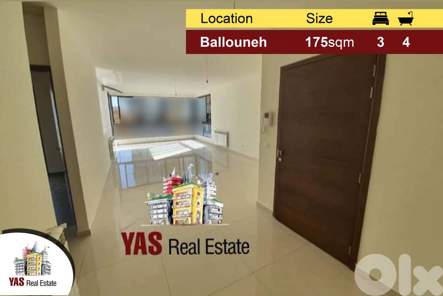 Ballouneh 175m2 | Brand New | luxurious | View | 0