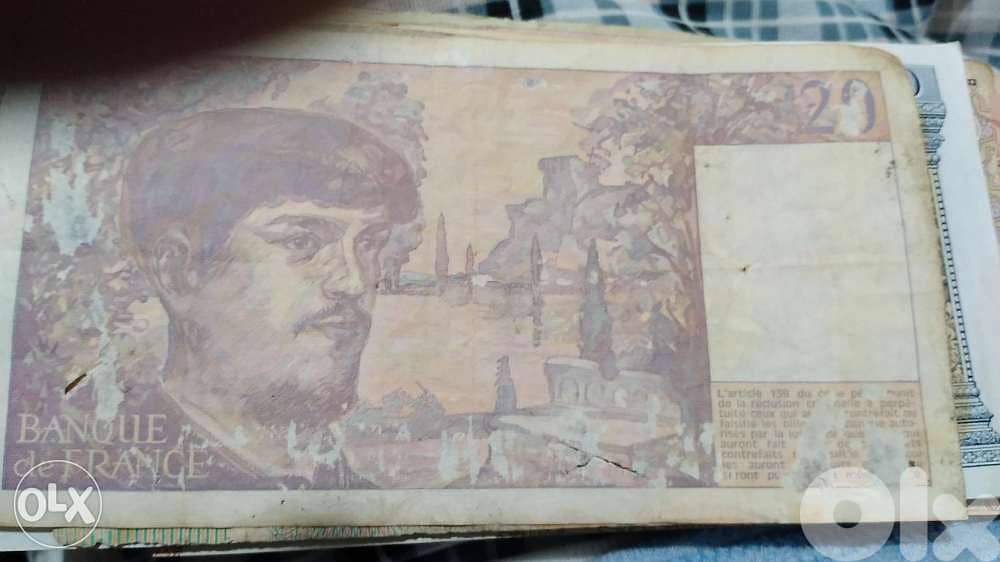 French Franc Banknote 0