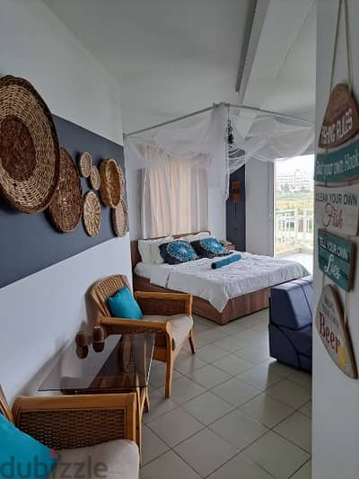 Beachfront Chalet in Jbeil