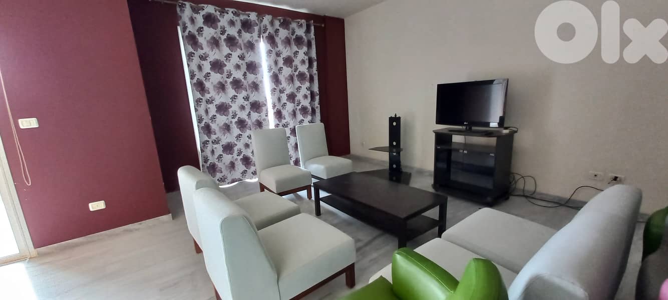 Furnished Modern Apartment in Zalka For Rentشقة حديثة مفروشة في الزلقا 0