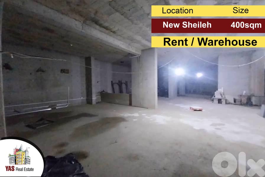 New Sheileh 400m2 | Rent | Warehouse | Great Investment | IV 0