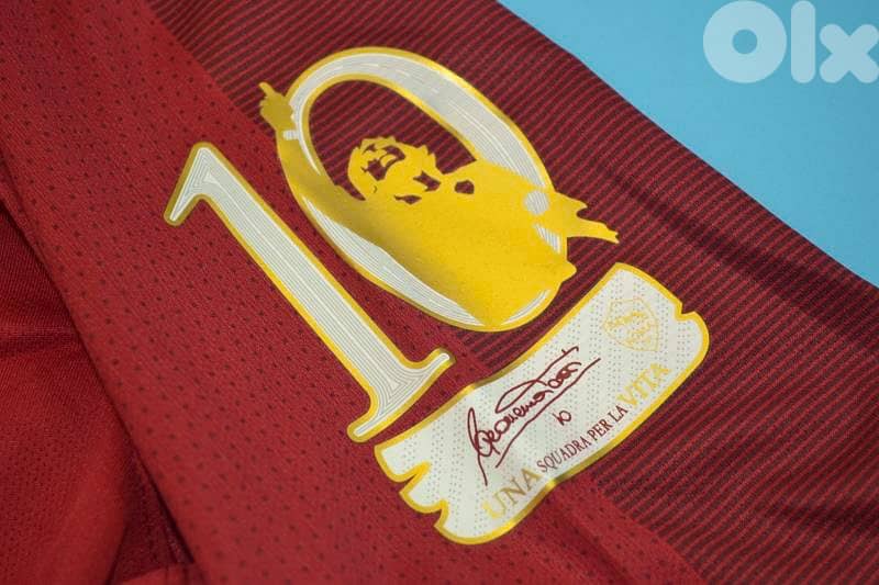Roma totti signed printing retirement limited edition nike jersey16/17 3