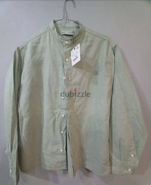 Zara light green shirt for sale 0