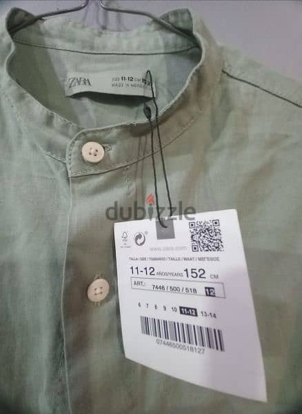 Zara light green shirt for sale 1