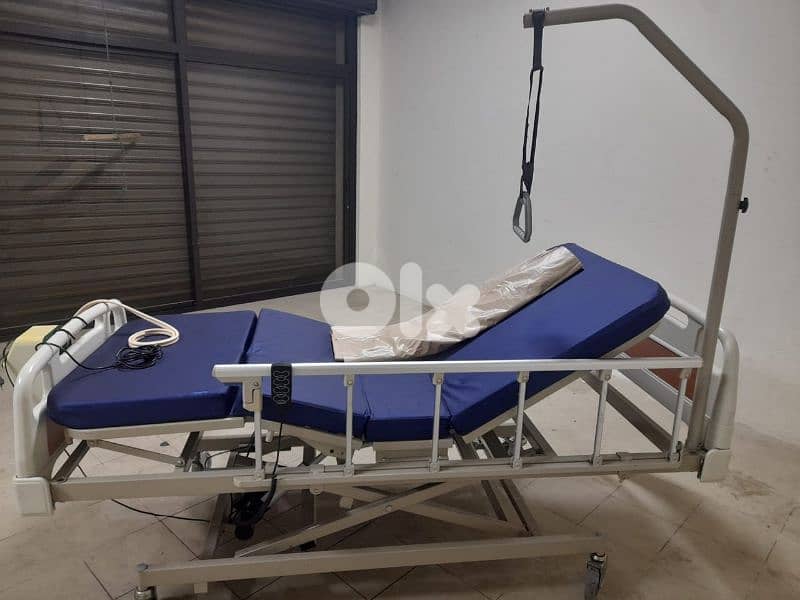 3 function electric medical bed for rent or sale 1