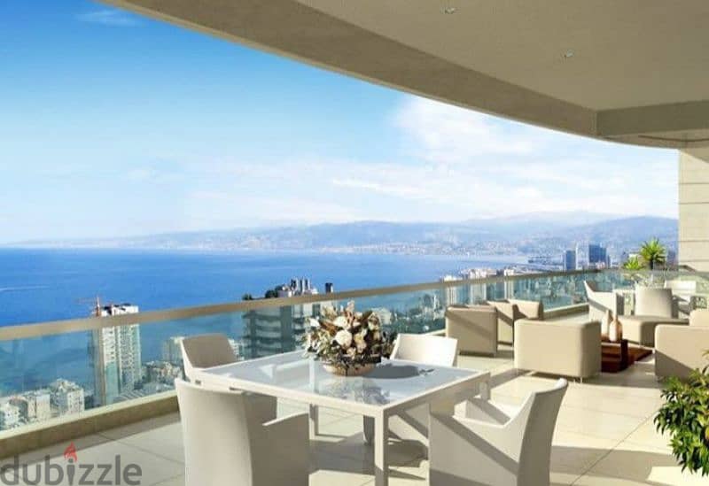 Ras Beirut. Panoramic Sea View. 450 m apartment 0