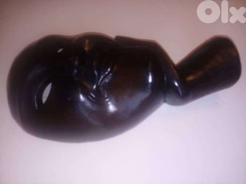 self standing wooden mask 33 cm 2