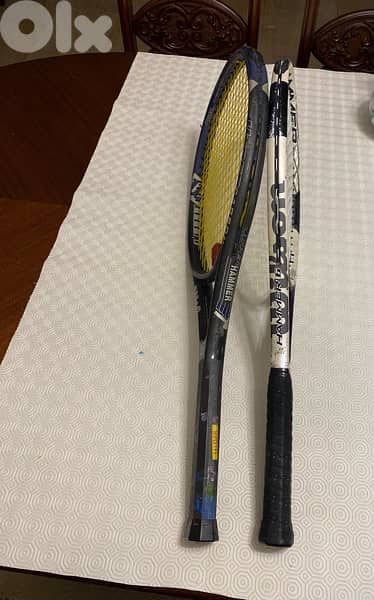 2 raquettes de tennis super légères (wilson Harmon Carbon) 3