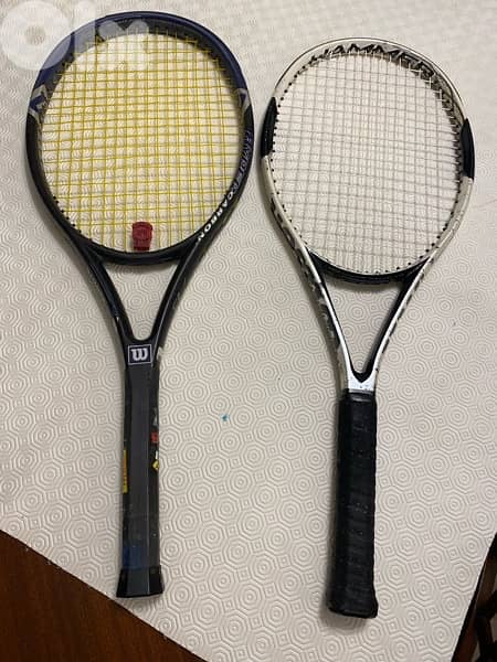 2 raquettes de tennis super légères (wilson Harmon Carbon) 5