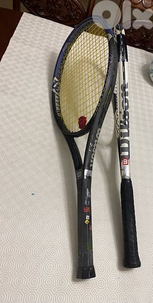 2 raquettes de tennis super légères (wilson Harmon Carbon) 7