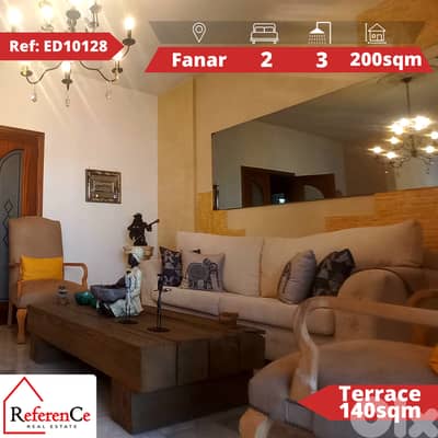 Great Apartment with terrace in Fanar شقة رائعة مع تراس في الفنار