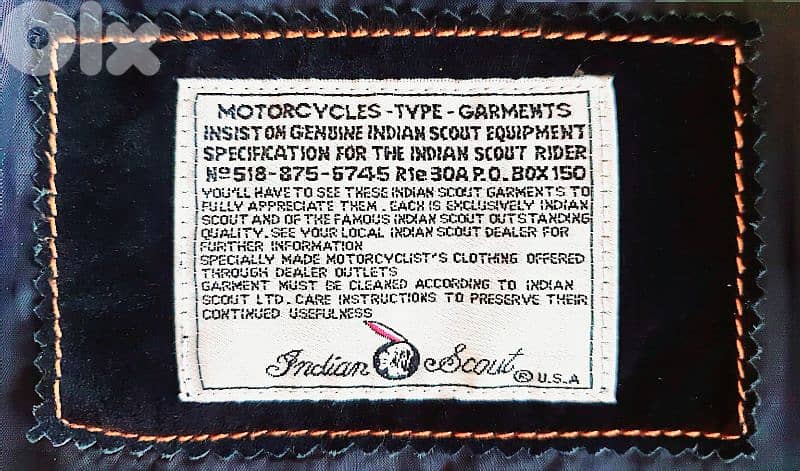 An Indian Scout Jacket made in USA 2
