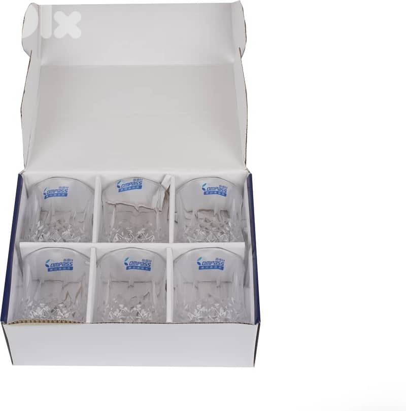 COMPASS ZWK3003 T73xH88 Water Glass 230ml 6PCs Set 2