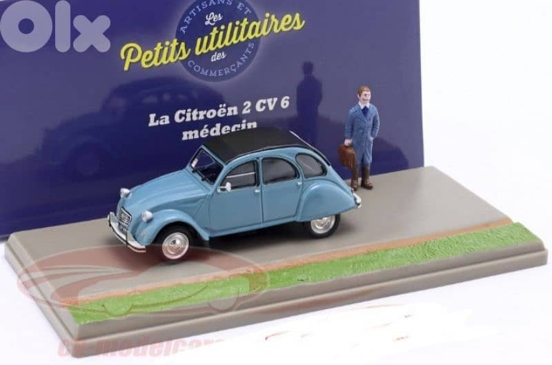 Citroën 2CV (Medical) diecast car model 1;43. 0
