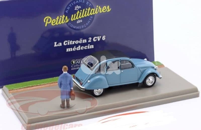 Citroën 2CV (Medical) diecast car model 1;43. 4