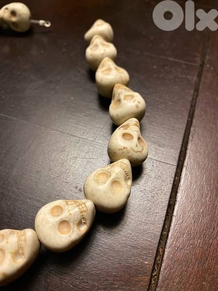 Handmade Gothic Skull Stone Beads (One of a kind) 3